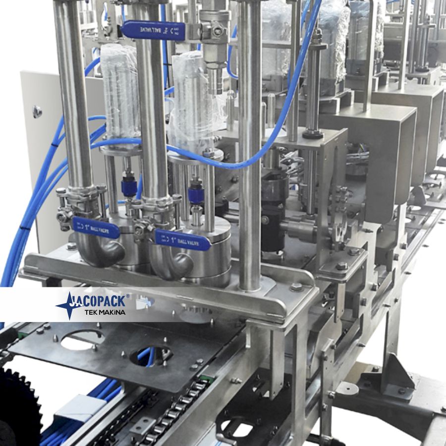 2 Linear Cup Washing Filling Sealing Machine